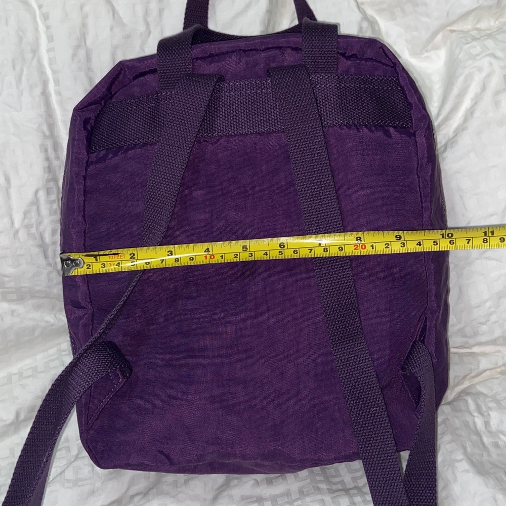 Like new Kipling Medium Backpack dark purple - image 6